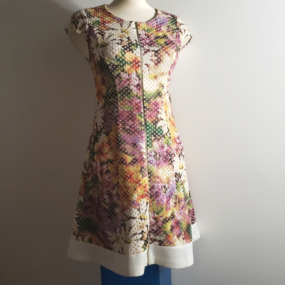 Eyelet dress.